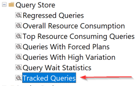 Tracked Queries dashboards